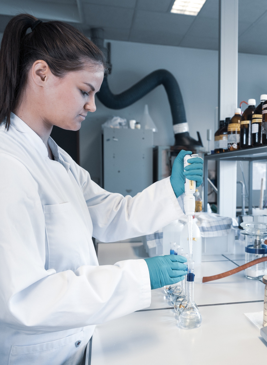 Technicians monitoring water quality