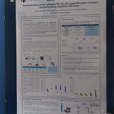 ToDrinQ project - Portable membrane filtration device: Poster presented at the WaterMicro25 conference